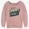 Coupon ⭐ Stranger Things Upside Down Postcard 👧 Girls Slouchy Sweatshirt 🥰