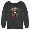 Buy 😀 Stranger Things A Hellfire Holiday 👧 Girls Slouchy Sweatshirt 🌟