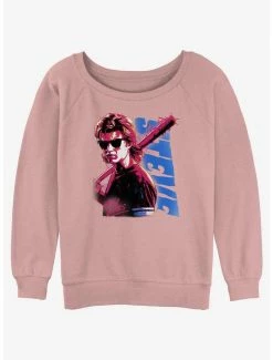 Buy 🛒 Stranger Things Hello Ladies Steve 👧 Girls Slouchy Sweatshirt 🎉