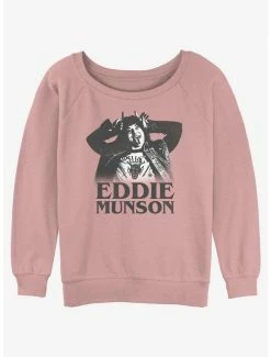 Top 10 🛒 Stranger Things Munson Horns 👧 Girls Slouchy Sweatshirt ✨