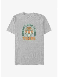 Cheap 💯 Stranger Things Hawkins High School Tigers Arch Big & Tall T-Shirt 🛒