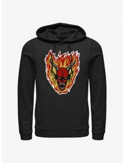 Buy 👍 Stranger Things Demon Head Hoodie 🥰