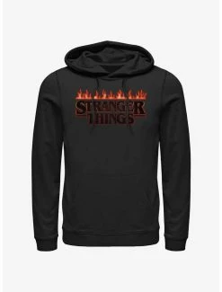Top 10 😉 Stranger Things Logo On Fire Hoodie 🎁