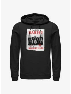Cheapest 👏 Stranger Things Hellfire Club Players Wanted Poster Hoodie 💯