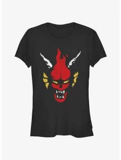 Discount ⭐ Stranger Things Demon Head 👧 Girls T-Shirt 🌟