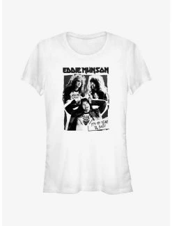 New 🧨 Stranger Things Eddie Munson Cutout Poster 👧 Girls T-Shirt ✔️