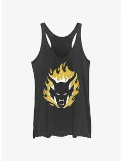 Promo ⭐ Stranger Things Demon Head 👧 Girls Tank 🎉