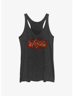 Flash Sale 💯 Stranger Things Fire Logo 👧 Girls Tank 🧨