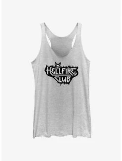 Promo 🧨 Stranger Things Hellfire Club Demon Logo 👧 Girls Tank ❤️