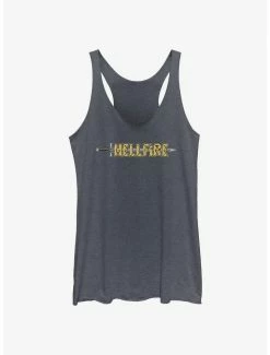 Buy 👍 Stranger Things Hellfire Sword Logo 👧 Girls Tank 🔥