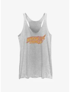 Best Pirce 😀 Stranger Things Vanishing Fire Logo 👧 Girls Tank 😀