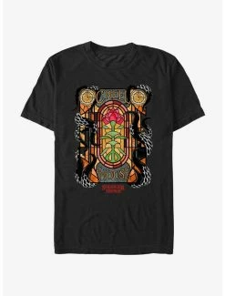 Flash Sale ❤️ Stranger Things Creel House Stained Glass Door T-Shirt 😉