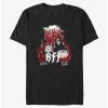 New 😉 Stranger Things Best Friends Dustin & Eddie Poster T-Shirt 🎁