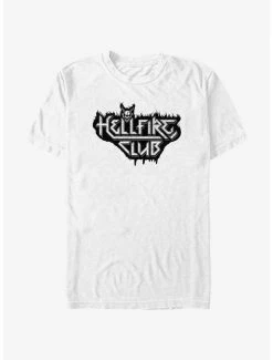 Discount ⌛ Stranger Things Hellfire Club Demon Logo T-Shirt 👏
