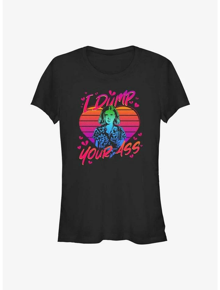 Flash Sale 🔥 Stranger Things Eleven I Dump Your Ass 👧 Girls T-Shirt 😍 1 Flash Sale 🔥 Stranger Things Eleven I Dump Your Ass 👧 Girls T-Shirt 😍
