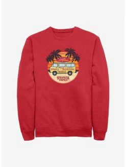 Best Pirce 😉 Stranger Things Surfer Boy Pizza Van Sweatshirt 🤩